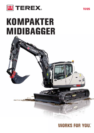 Гусеничні екскаватори Terex TC 125