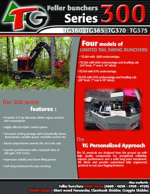 Гусеничні екскаватори Tanguay TG360