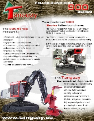 Гусеничні екскаватори Tanguay TG975