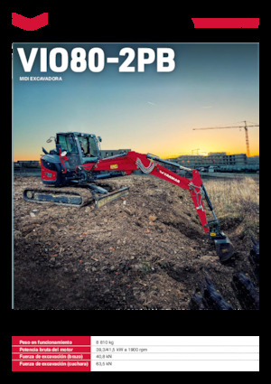 Гусеничні екскаватори Yanmar ViO80-2PB 