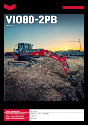 Гусеничні екскаватори Yanmar ViO80-2PB 