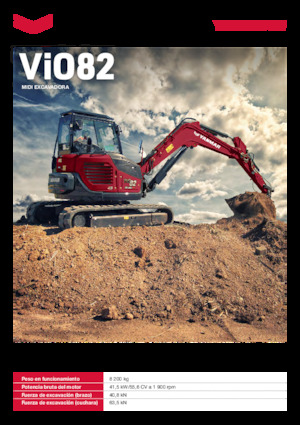 Гусеничні екскаватори Yanmar ViO82