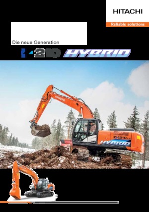 Гусеничні екскаватори Hitachi ZH210-5 HYBRID