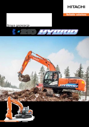 Гусеничні екскаватори Hitachi ZH210-5 HYBRID