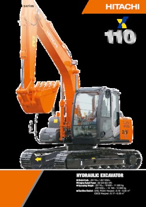 Гусеничні екскаватори Hitachi ZX 110 M 3
