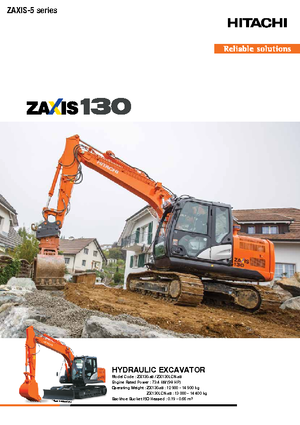 Гусеничні екскаватори Hitachi ZX 130-5