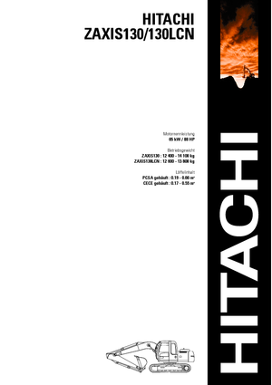 Гусеничні екскаватори Hitachi ZX 130