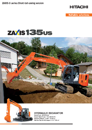 Гусеничні екскаватори Hitachi ZX 135 US-5