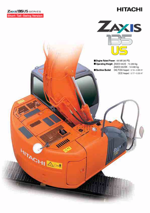 Гусеничні екскаватори Hitachi ZX 135 US