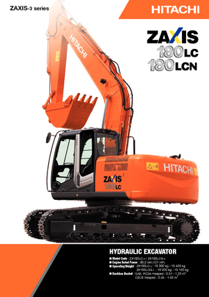 Гусеничні екскаватори Hitachi ZX 180 LC-3