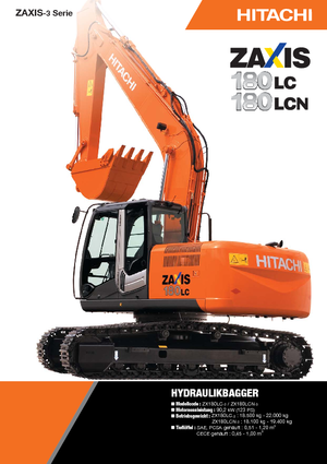 Гусеничні екскаватори Hitachi ZX 180 LC-3