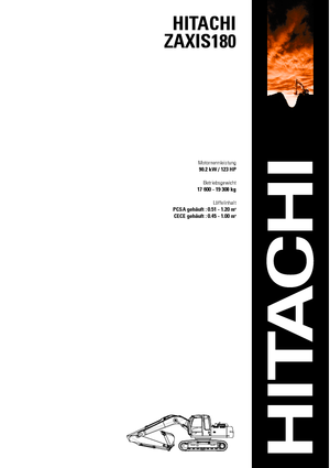 Гусеничні екскаватори Hitachi ZX 180 LC