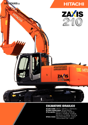 Гусеничні екскаватори Hitachi ZX 210 LC-3