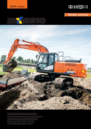 Гусеничні екскаватори Hitachi ZX210-6