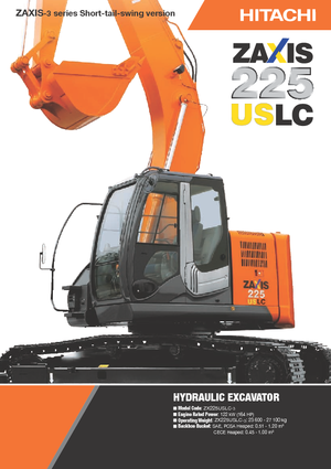 Гусеничні екскаватори Hitachi ZX 225 USLC-3