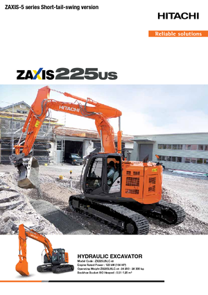 Гусеничні екскаватори Hitachi ZX 225 USLC-5