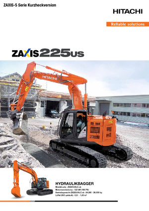 Гусеничні екскаватори Hitachi ZX 225 USLC-5