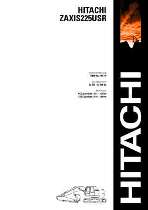 Гусеничні екскаватори Hitachi ZX 225 USRLC