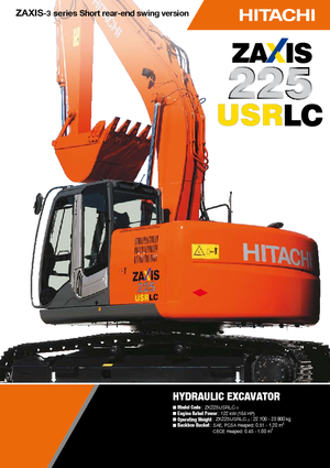 Гусеничні екскаватори Hitachi ZX 225 USRLC-3