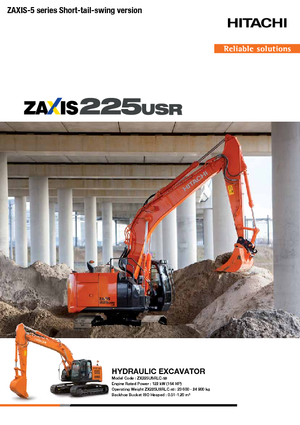 Гусеничні екскаватори Hitachi ZX 225 USRLC-5