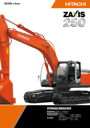 Гусеничні екскаватори Hitachi ZX 250 LC-3