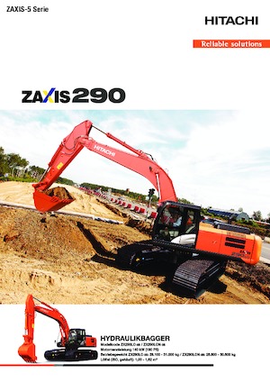 Гусеничні екскаватори Hitachi ZX 290 LC-5