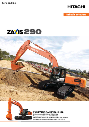 Гусеничні екскаватори Hitachi ZX 290 LCN-5