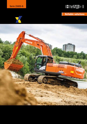 Гусеничні екскаватори Hitachi ZX350LC-6