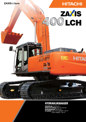 Гусеничні екскаватори Hitachi ZX 400 LCH-3