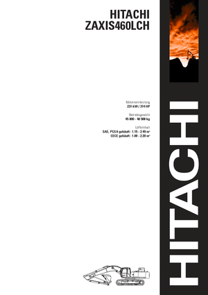 Гусеничні екскаватори Hitachi ZX 460 LCH