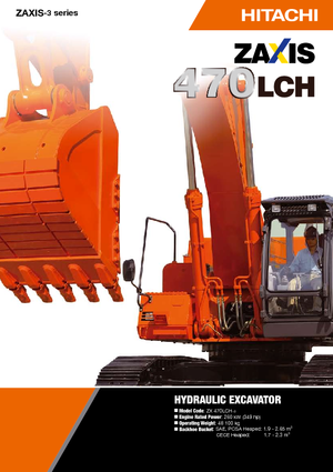 Гусеничні екскаватори Hitachi ZX 470 LCH-3