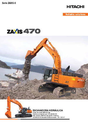 Гусеничні екскаватори Hitachi ZX 470 LCH-5