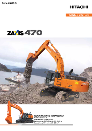 Гусеничні екскаватори Hitachi ZX 470 LCH-5