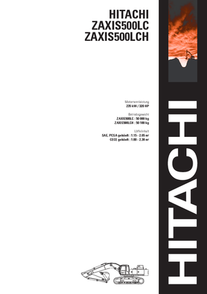 Гусеничні екскаватори Hitachi ZX 500 LC