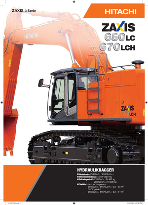 Гусеничні екскаватори Hitachi ZX 670 LCH-3