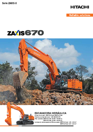 Гусеничні екскаватори Hitachi ZX670LCH-5B