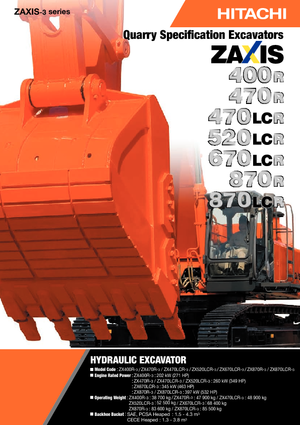 Гусеничні екскаватори Hitachi ZX 670 LCR-3