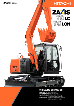 Гусеничні екскаватори Hitachi ZX 70 LC-3