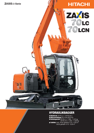 Гусеничні екскаватори Hitachi ZX 70 LC-3