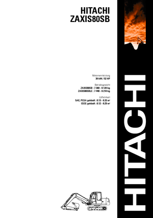 Гусеничні екскаватори Hitachi ZX 80 SB