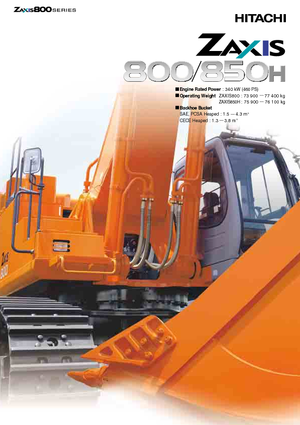 Гусеничні екскаватори Hitachi ZX 850 H (BE)