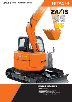 Гусеничні екскаватори Hitachi ZX 85 US-3