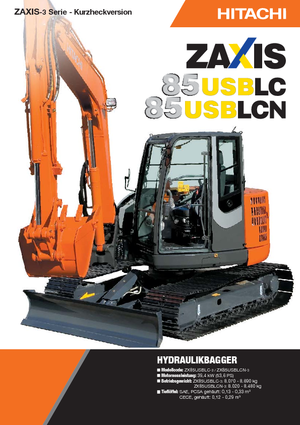 Гусеничні екскаватори Hitachi ZX 85 US BLC-3