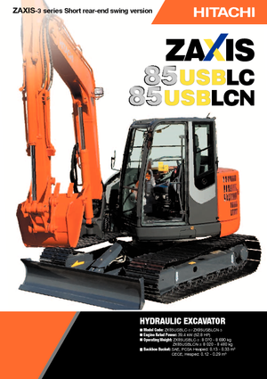 Гусеничні екскаватори Hitachi ZX 85 US BLC-3