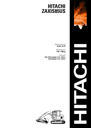 Гусеничні екскаватори Hitachi ZX 85 US