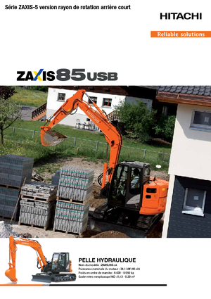 Гусеничні екскаватори Hitachi ZX85USB-5A