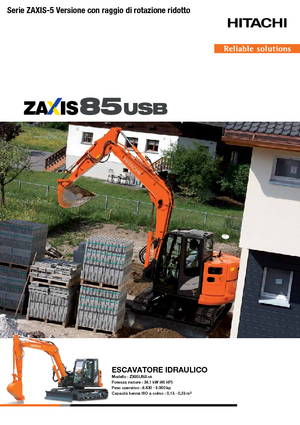 Гусеничні екскаватори Hitachi ZX85USB-5A