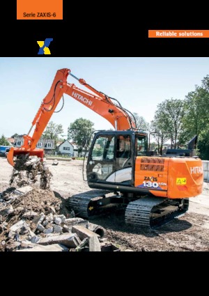 Гусеничні екскаватори Hitachi ZX130LCN-6