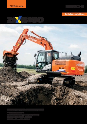 Гусеничні екскаватори Hitachi ZX160LC-6