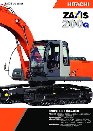 Гусеничні екскаватори Hitachi ZX200-3G